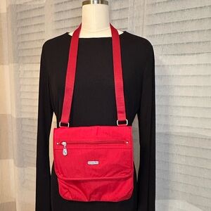 Baggallini Vibrant Red Crossbody Bag